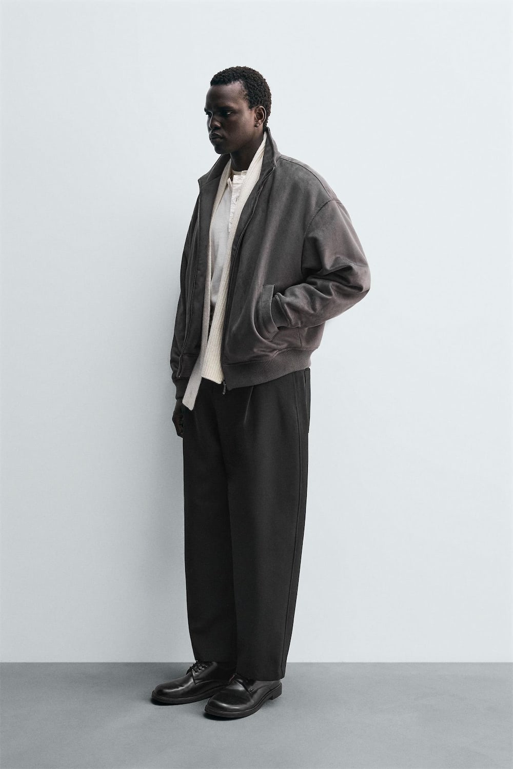 Faux Suede Jacket - Image 5