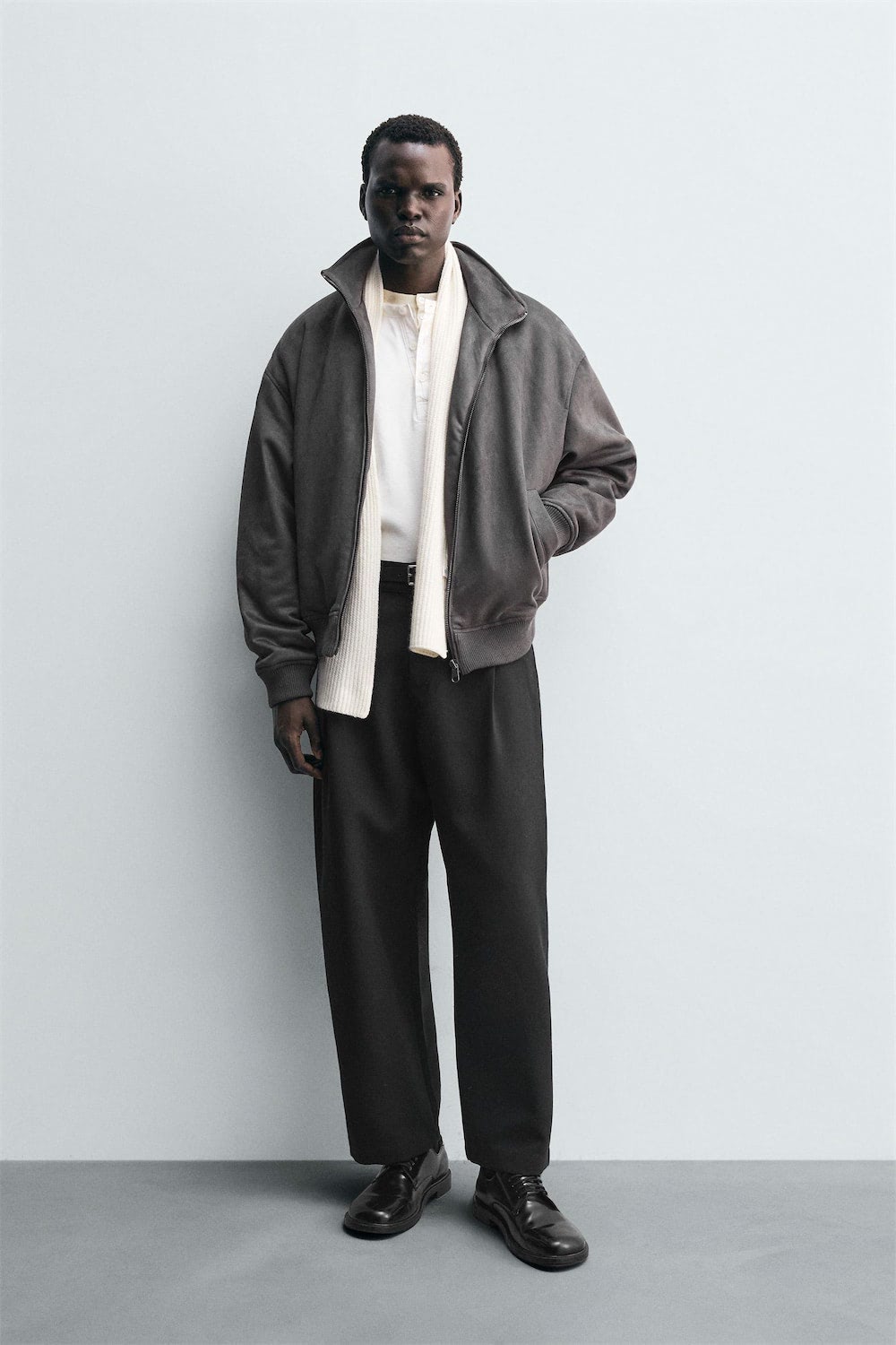 Faux Suede Jacket - Image 3